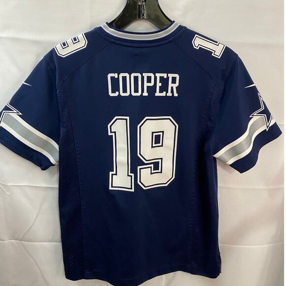 Nike Dallas Cowboys Amari Cooper #19 Jersey – Youth Large – Nike NFL Game Blue - Picture 2 of 10